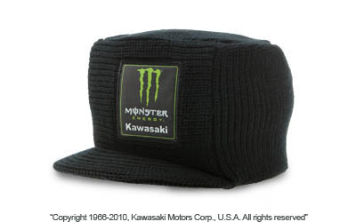 Monster energy® kawasaki military visor beanie