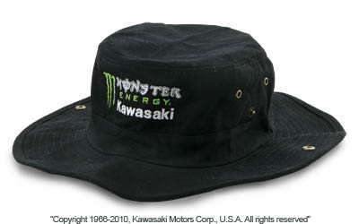 Monster energy® kawasaki safari hat