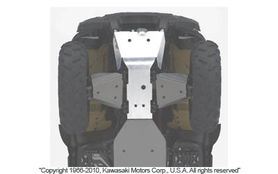 Front skid plate for brute force 750 / 650 4x4i