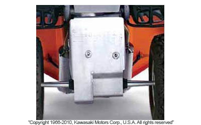 Rear skid plate