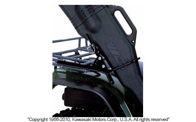 Rifle case mount for steel and composite racks