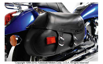 Slim vulcan saddlebags