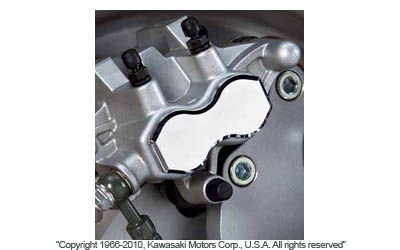 Rear brake caliper accent cover