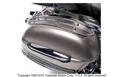 Saddlebag top trim