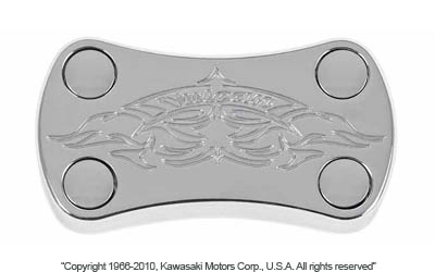 Flame handlebar clamp