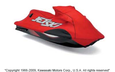 Vacu-hold & zip-bow jet ski covers