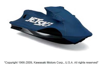 Vacu-hold & zip-bow jet ski covers