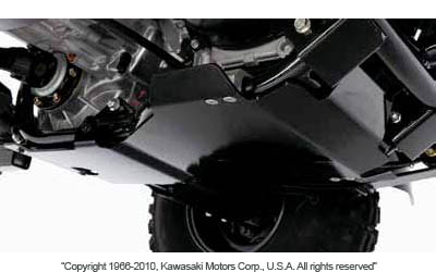 Rear skid plate