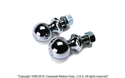 Chrome trailer hitch ball