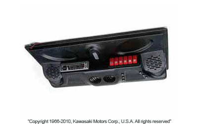 Overhead console with cd player