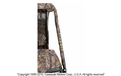 Front cab frame camo cover