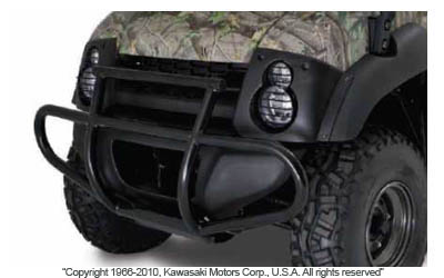 Brush guard bumper