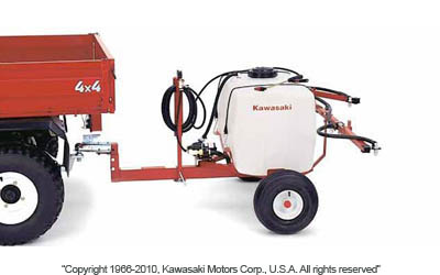 Sprayer trailer