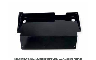 Sub middle skid plate