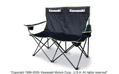 Kawasaki folding chairs and table