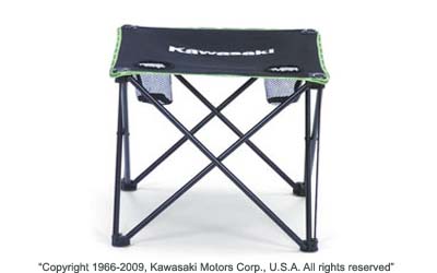 Kawasaki folding chairs and table