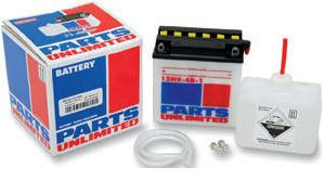 Parts unlimited conventional batteries and battery kits
