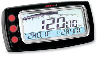 Koso g2 revolution tachometer / dual temp meter