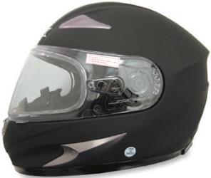 Afx fx-90s solids snow helmet with dual-lens shield