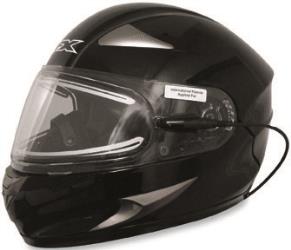 Afx fx-90se solids snow helmet with electric dual-lens shield