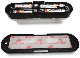 Hard bagger battery powered led trunk light kit