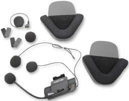Cardo scala rider g9x audio/ microphone kit for half-helmets