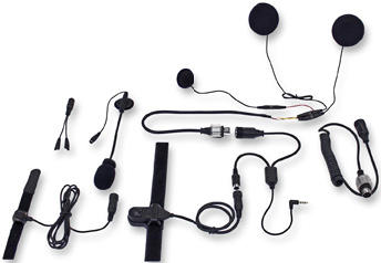Motocomm thumperphone pro smartphone helmet headset kit