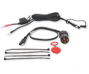 Powerlet luggage power kit components