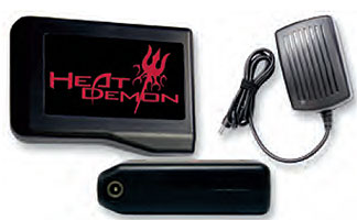 Heat demon rechargeable li-ion battery pack