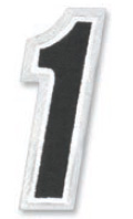 American kargo number patches white/black