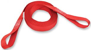 Powertye tow strap with pouch