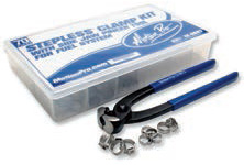 Motion pro stepless ear clamp kit for fuel system