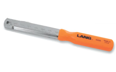 Lang tools e-z grip spark plug ramp gauge