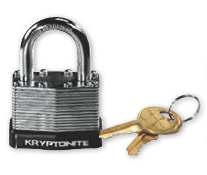 Kryptonite steel padlocks