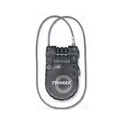 Trimax retractable cable lock