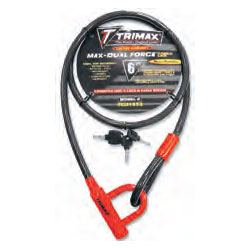 Trimax trimaflex coiled cable lock