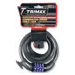 Trimax trimaflex coiled cable lock