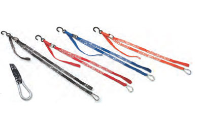 Moose racing carabiner tie-downs