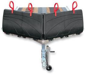 Caliber v-front drive-off ramp shield