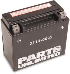 Parts unlimited agm maintenance-free batteries