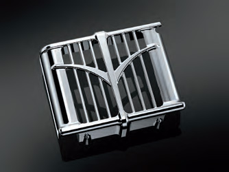 Kuryakyn chrome oil cooler cover