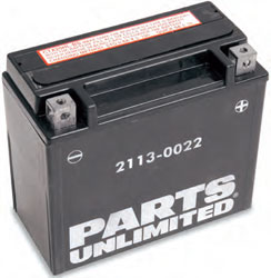 Parts unlimited agm maintenance-free batteries