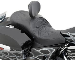 Drag specialties low-profile touring seats  with built-in backrests