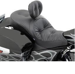 Drag specialties low-profile touring seats  with built-in backrests