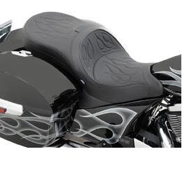 Drag specialties low-profile touring seats  with built-in backrests