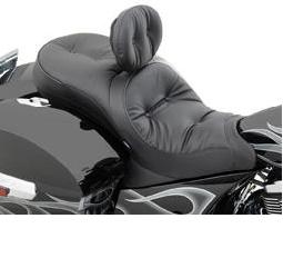 Drag specialties low-profile touring seats for victory oem backrest