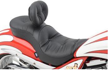 Drag specialties low-profile touring seats with backrest option
