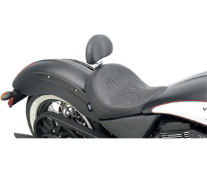 Drag specialties solo seats with backrest option