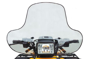 Cambridge metals & plastics pro quad quick-release windshields