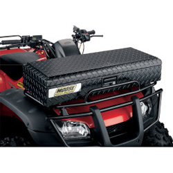 Moose utility division front and rear aluminum atv boxes